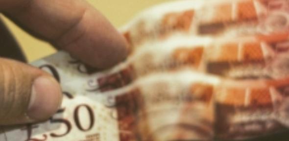 Decorative image of money Decorative image of money